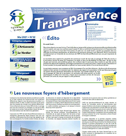Transparence n°32 – Mai 2021